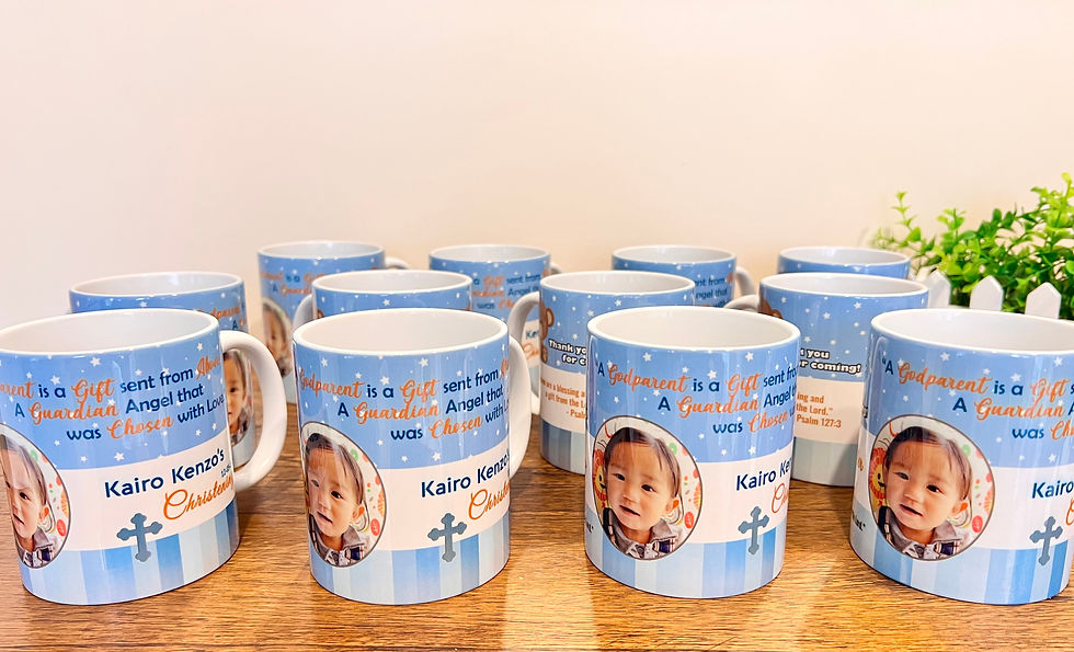 Thumbnail: Personalised Souvenir Mugs (12 pcs)
