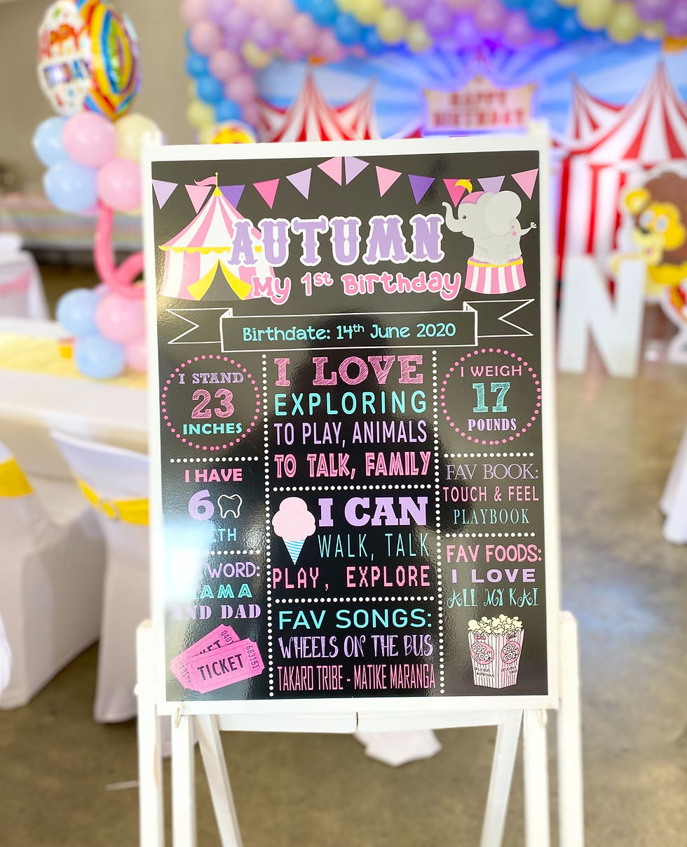 Thumbnail: Baby Trivia Poster Customized