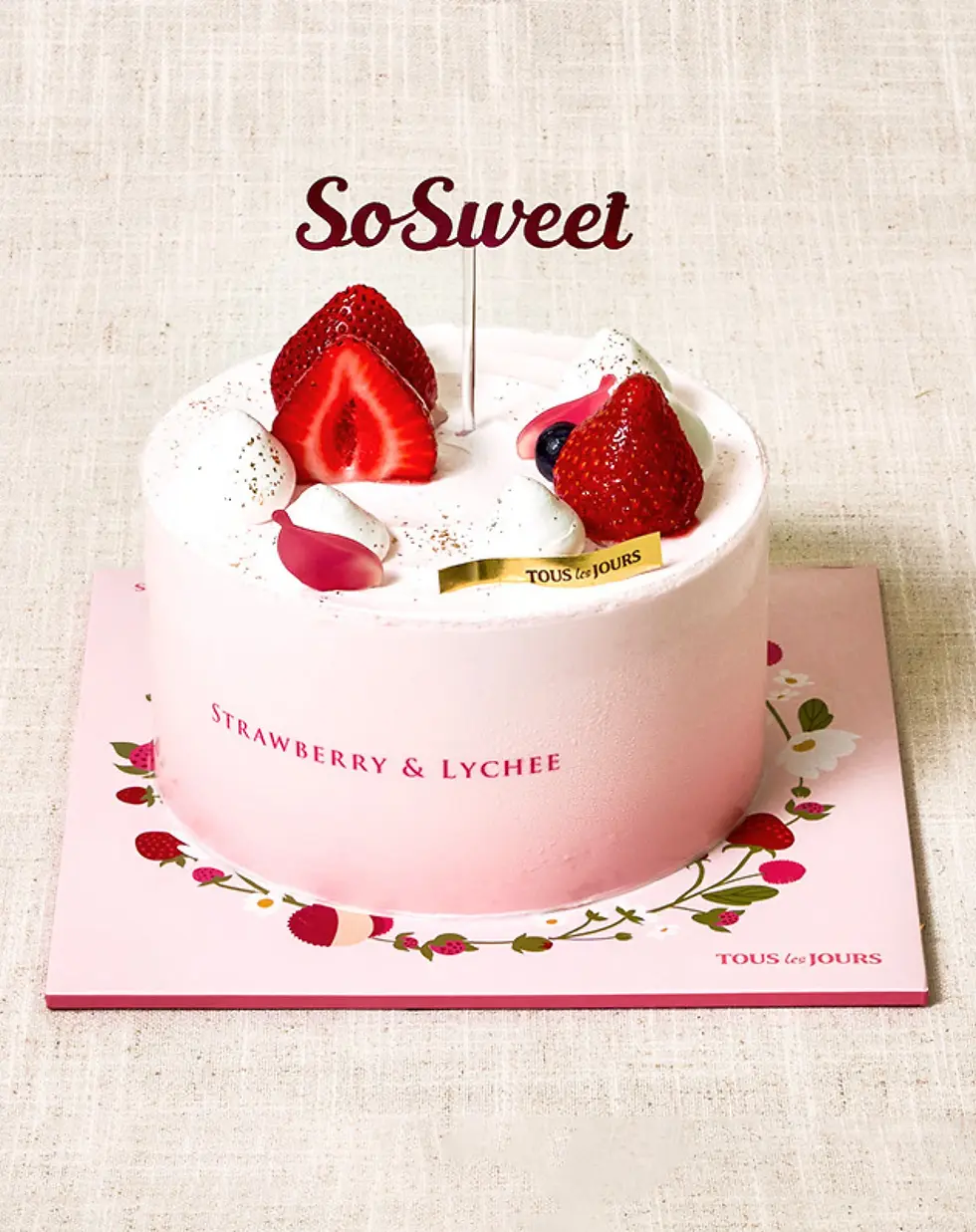 Strawberry Lychee 6"