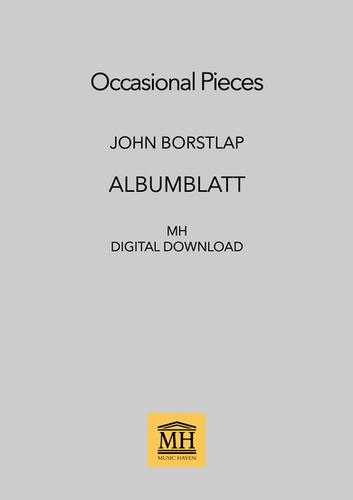 John Borstlap Albumblatt Music Haven