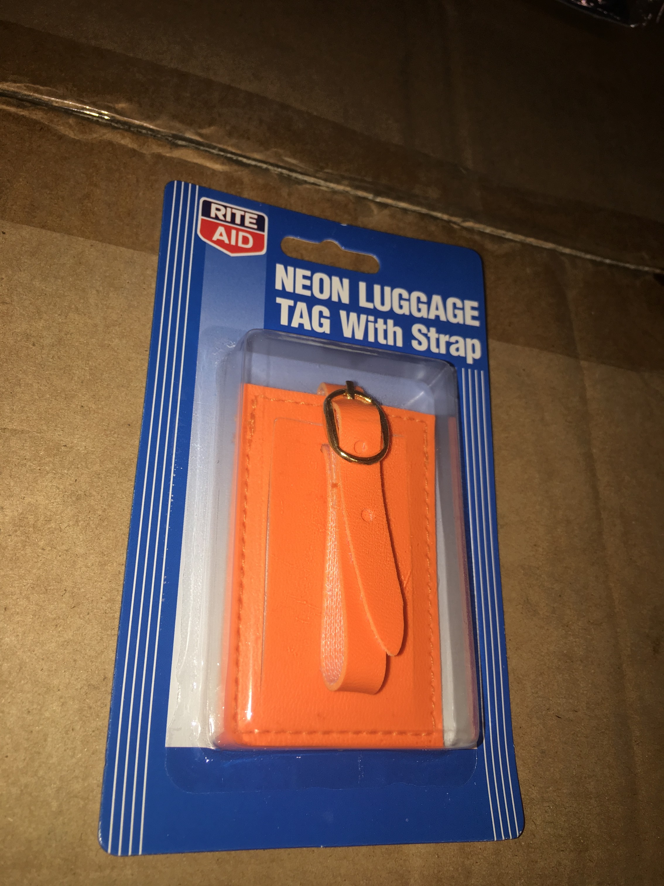 Orange Luggage Tags