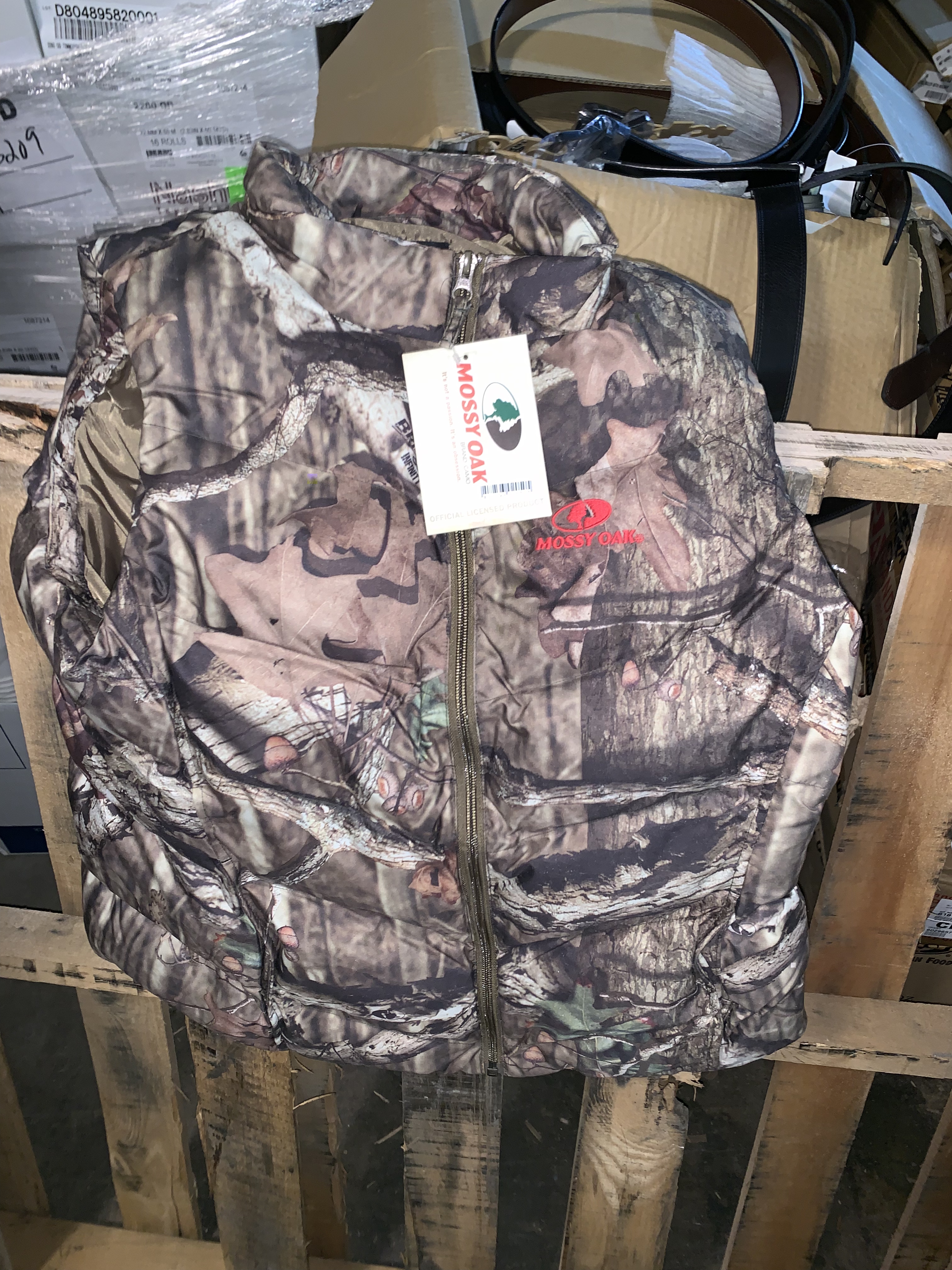 Mossy Oak Camo Puffy Vest