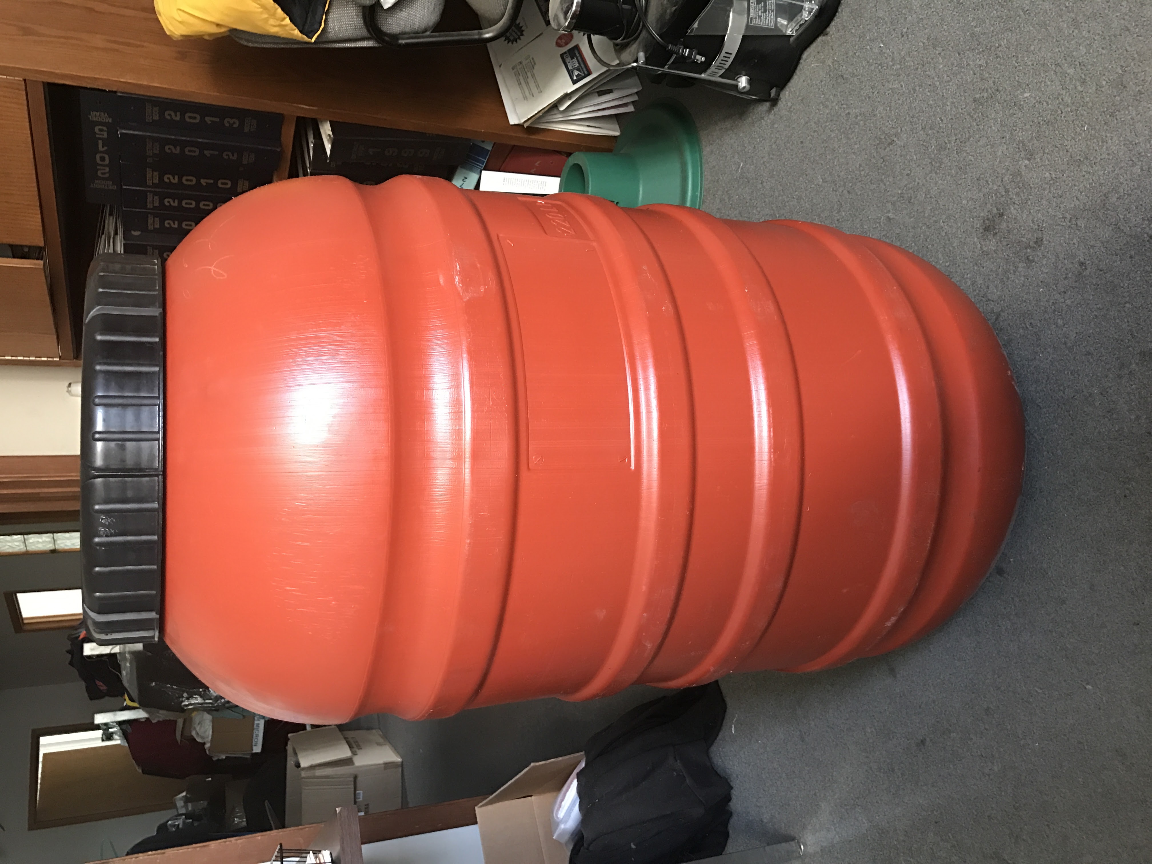 58 Gallon Olive Barrels