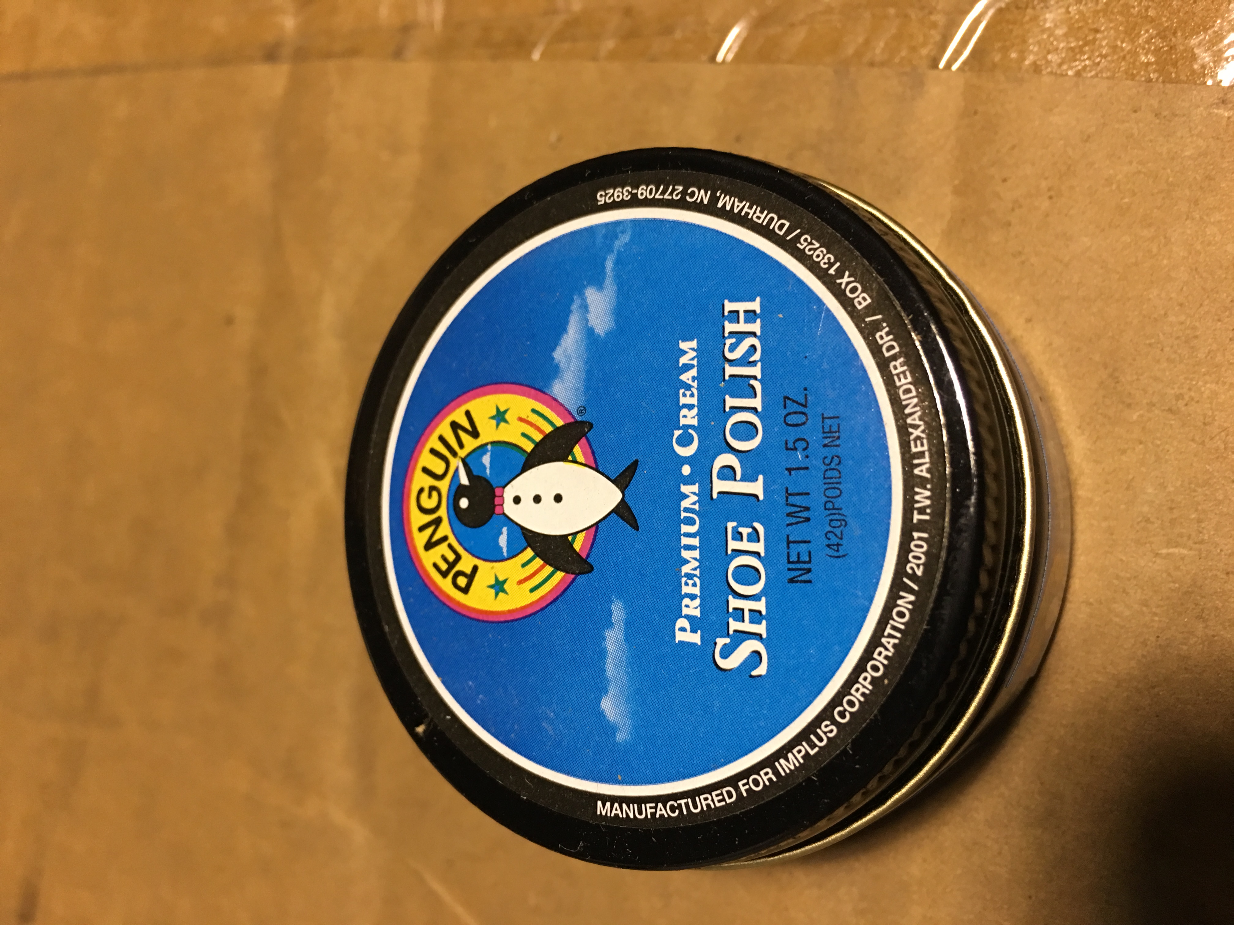 PENGUIN BLACK SHOE POLISH
