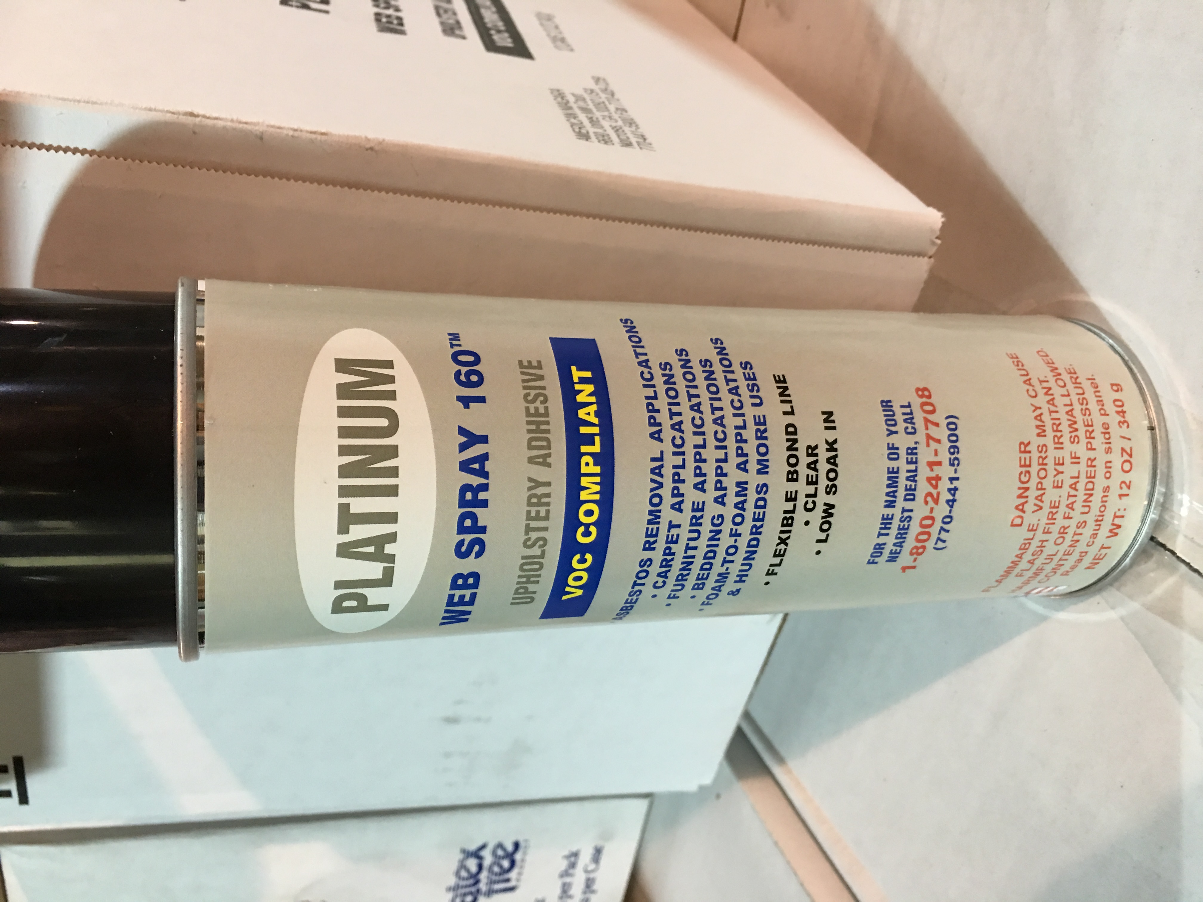 Platinum Web Spray Adhesive 160