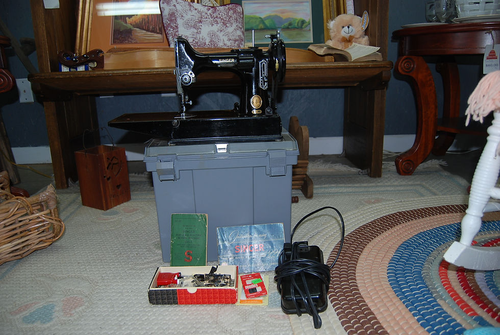 Vintage sewing machine