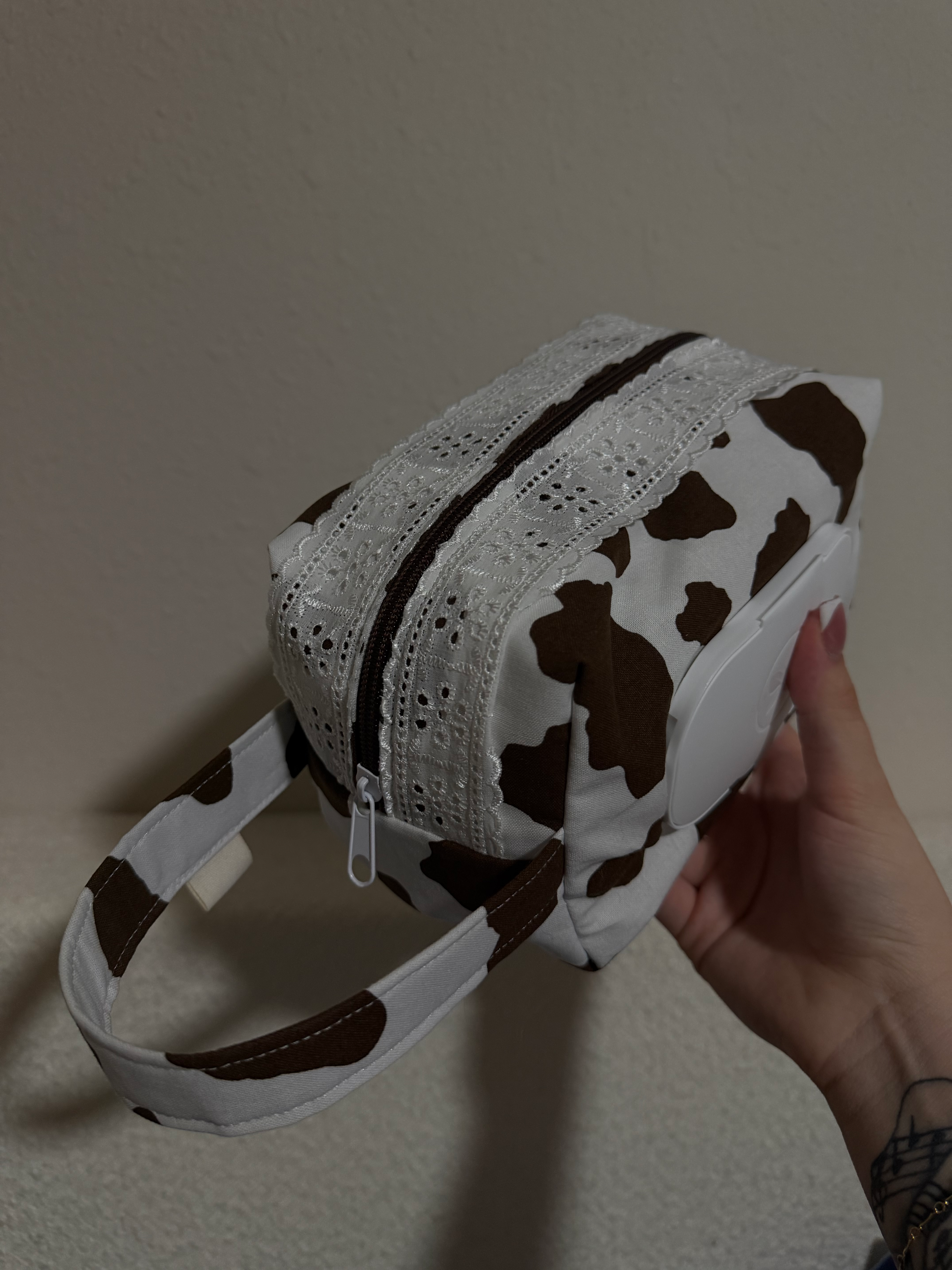 Cow Print - Diaper & Wipe Pouch