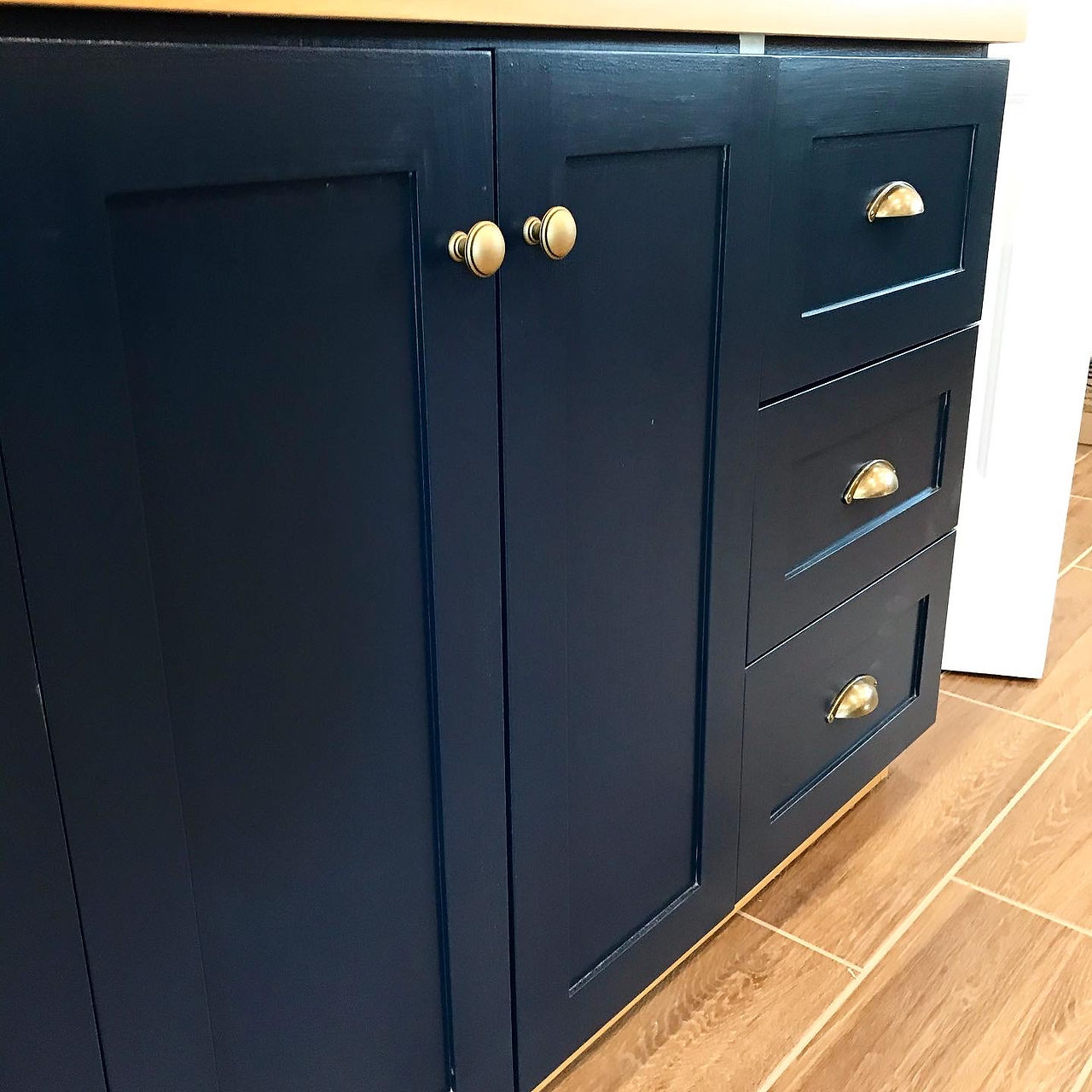 azul navy cocina