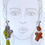 Thumbnail: Asymmetrical Brushstrokes Earrings #8