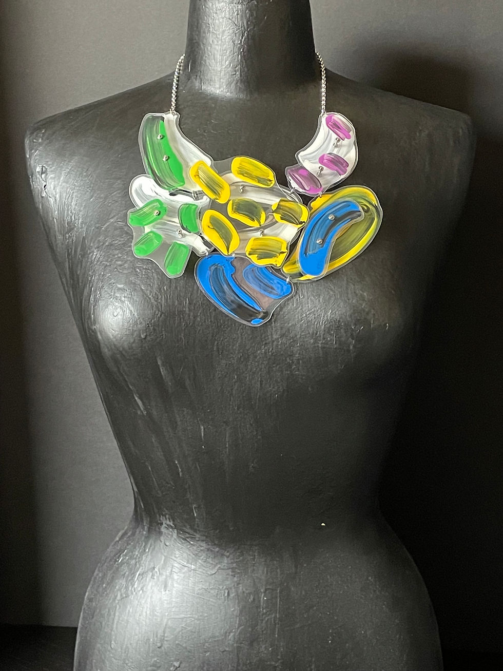 Thumbnail: Brushstrokes Necklace #24(Pop Art)