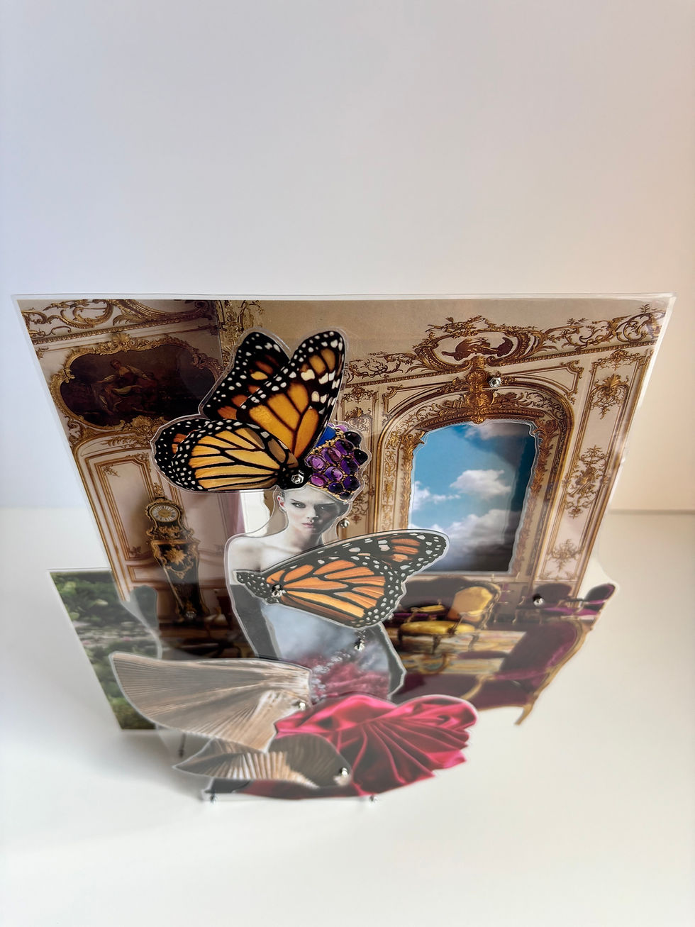 Thumbnail: MONARCH, 3D Collage Sculpture