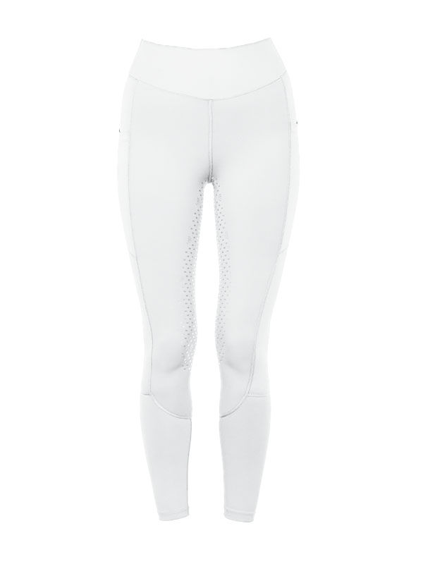 Thumbnail: Equestrian Stockholm Riding Tights Dressage Movement White