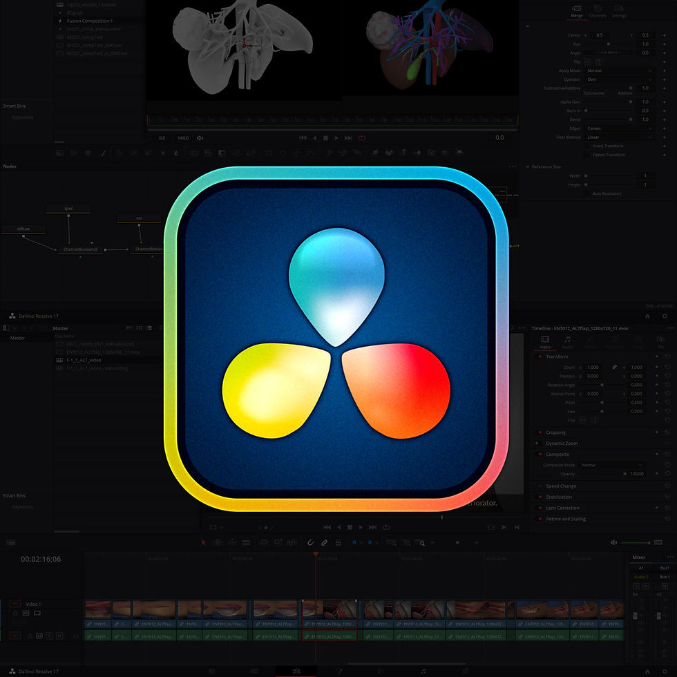 BMClass : DaVinci Resolve for Medical Illustrators