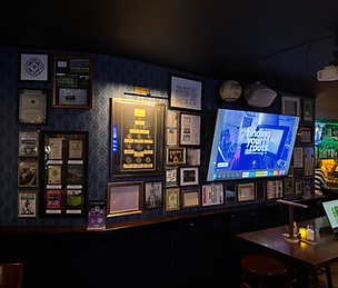 Ernie O'Malley's is a Sports Bar, showing UFC, MLB, NBA, NFL, NHL games as well as Premier League matches.