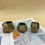 Thumbnail: GP368 | glazed pots | Nordic style| A set of 3 |snail, hedgehog, turtle