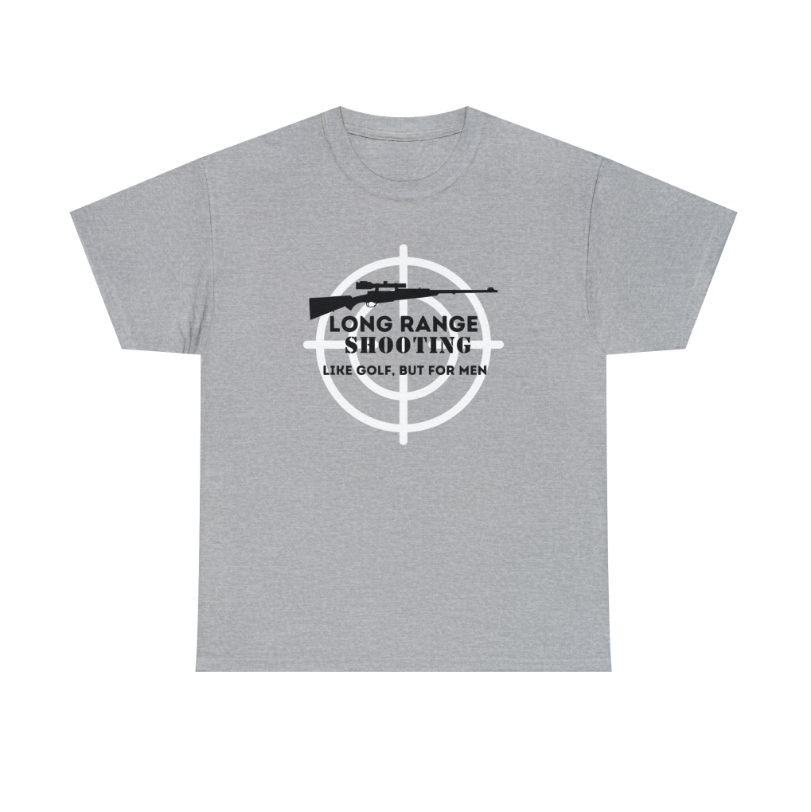 Thumbnail: LONG RANGE SHOOTING: its like golf, but for men T-Shirt