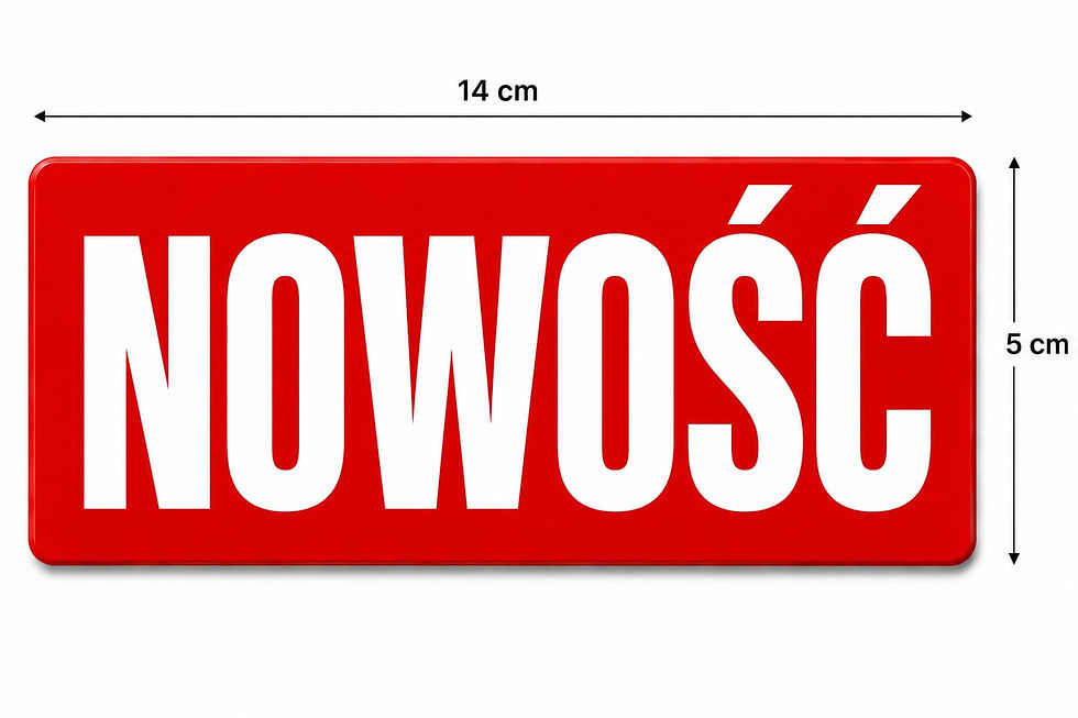 Czerwona tabliczka140x50x1.3mm