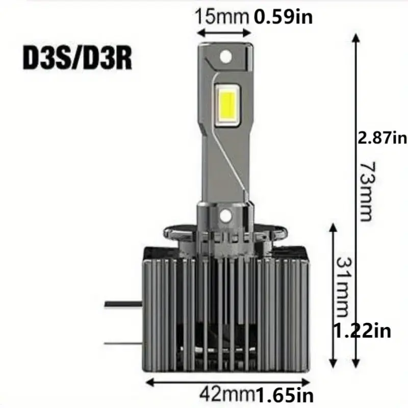 Thumbnail: D1S D2S D3S D4S LED Headlight Bulbs kits