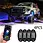 Thumbnail: 4PC RGB Rock Light Kit For 4x4 Car