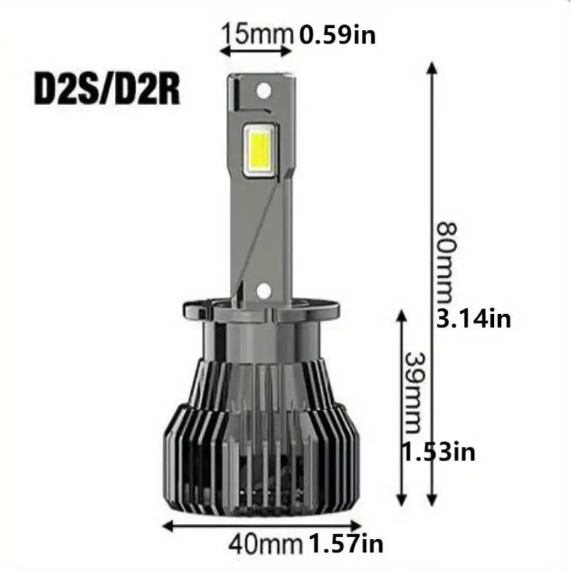 Thumbnail: D1S D2S D3S D4S LED Headlight Bulbs kits
