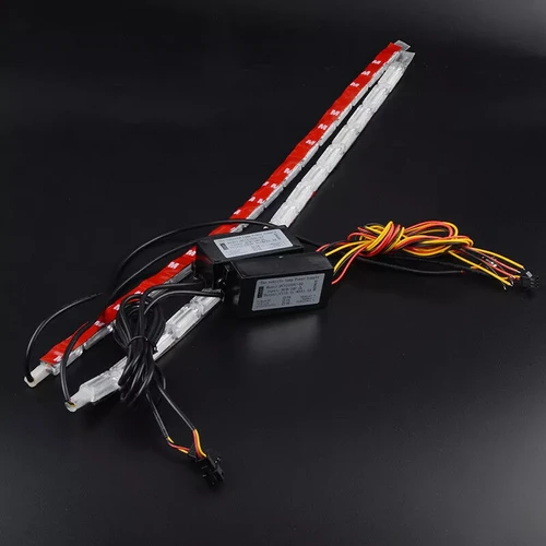 8LED Switchback Car Flexible LED Strip Light DRL Sequential Turn - Foto 10