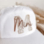 casquette mère fille matchy matchy léopard- casquette fille beige et blanche-casquette fille léopard