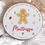 Miniature : Boîte à biscuits de Noël ronde personnalisée (Nounou, maîtresse, Mamie)