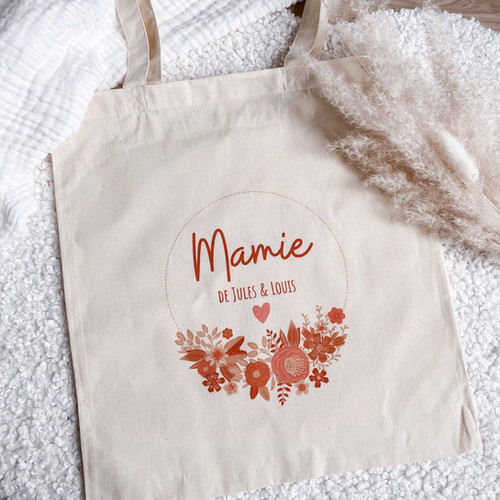 Broderie Sac PersonnalisÃ© Fete Des Grand Mere Tote Bag Mamie