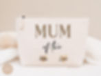 Miniature : Pochette personnalisée « Mum of One / Two / Three » – Cadeau Fête des Mères