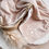 Miniature : Couverture bébé gaze de coton beige personnalisé