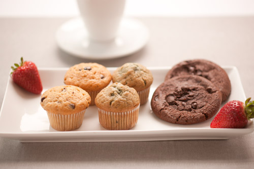 Arranged Food and Objects