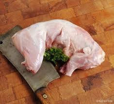 Whole Organic-fed, dressed Rabbit 3-4lbs (price per lb)