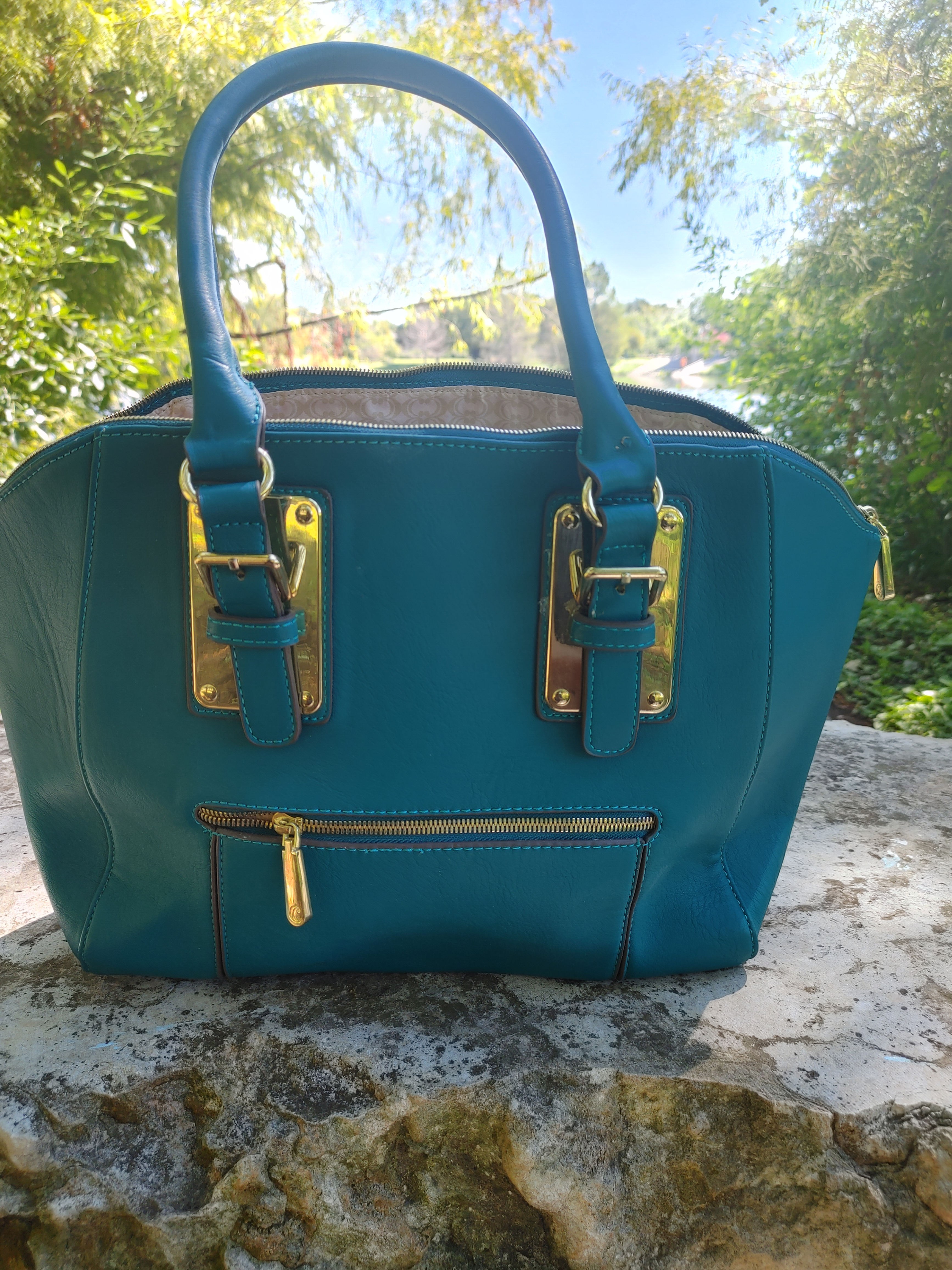 Charlie Charming Turquoise Handbag