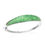Thumbnail: Burmese Green Jade Carved Bangle Bracelet in Sterling Silver