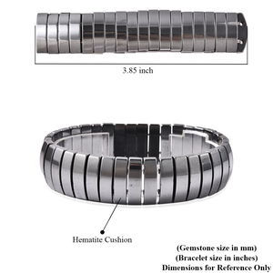 Thumbnail: SKS Hematite Men's Stretch Bracelet