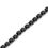 Thumbnail: Simulated Black Diamond Tennis Bracelet in Stainless Steel (Adjustable)