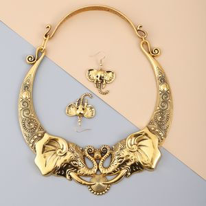 Thumbnail: SKS Elephant Earrings and Necklace