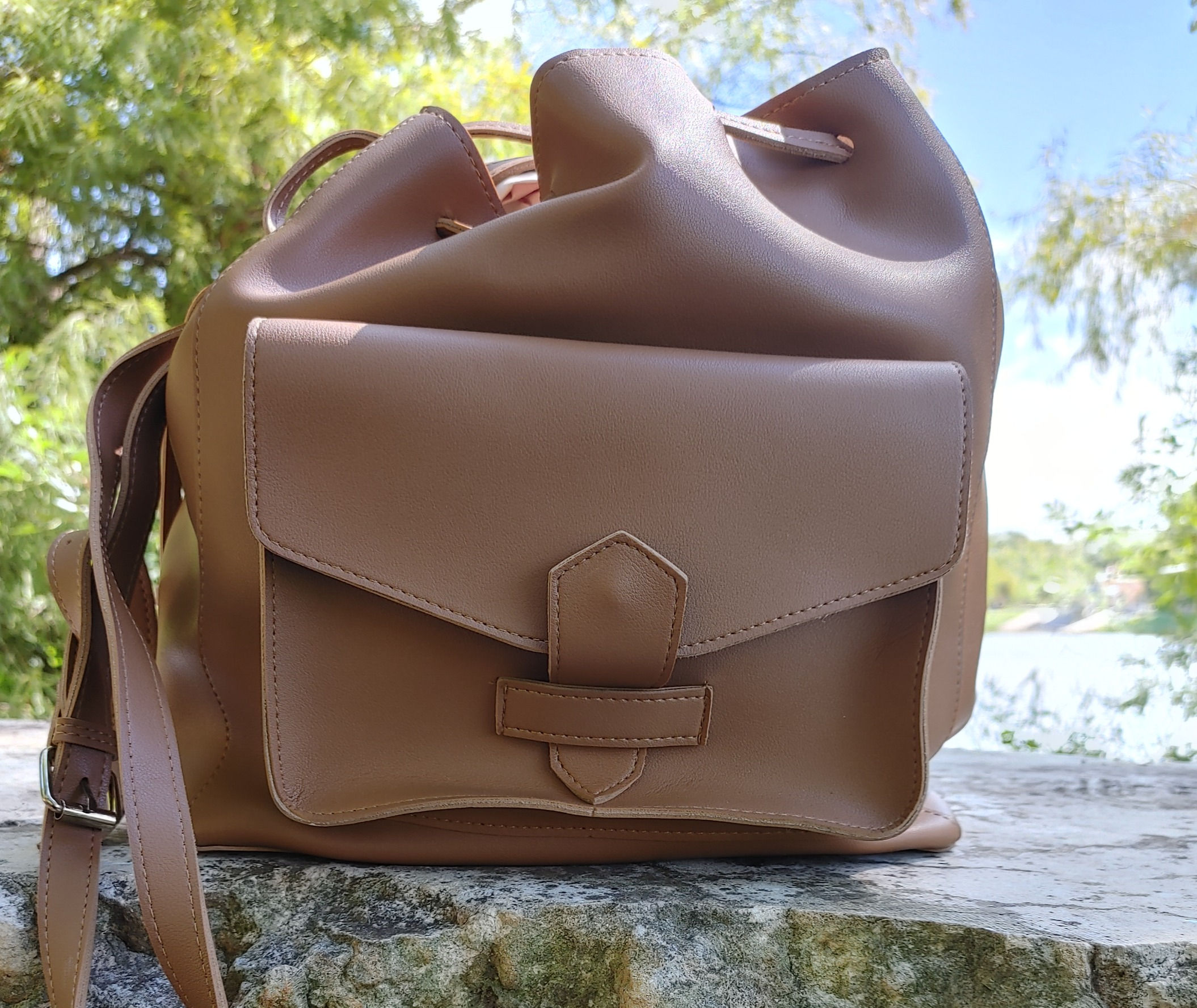 Tan Saddlebag