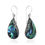 Thumbnail: Abalone Shell Drop Earrings in Sterling Silver
