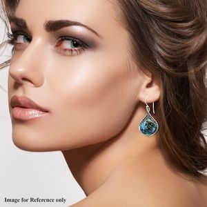 Thumbnail: Abalone Shell Earrings in Sterling Silver