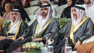 منصور بن محمد يشهد حفل افتتاح النسخة الثالثة من دورة الألعاب الآسيوية للشباب في البحرين