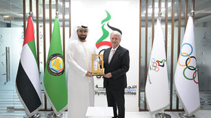 Modern Pentathlon International Union Delegation Visits Olympic Committee Headquarters