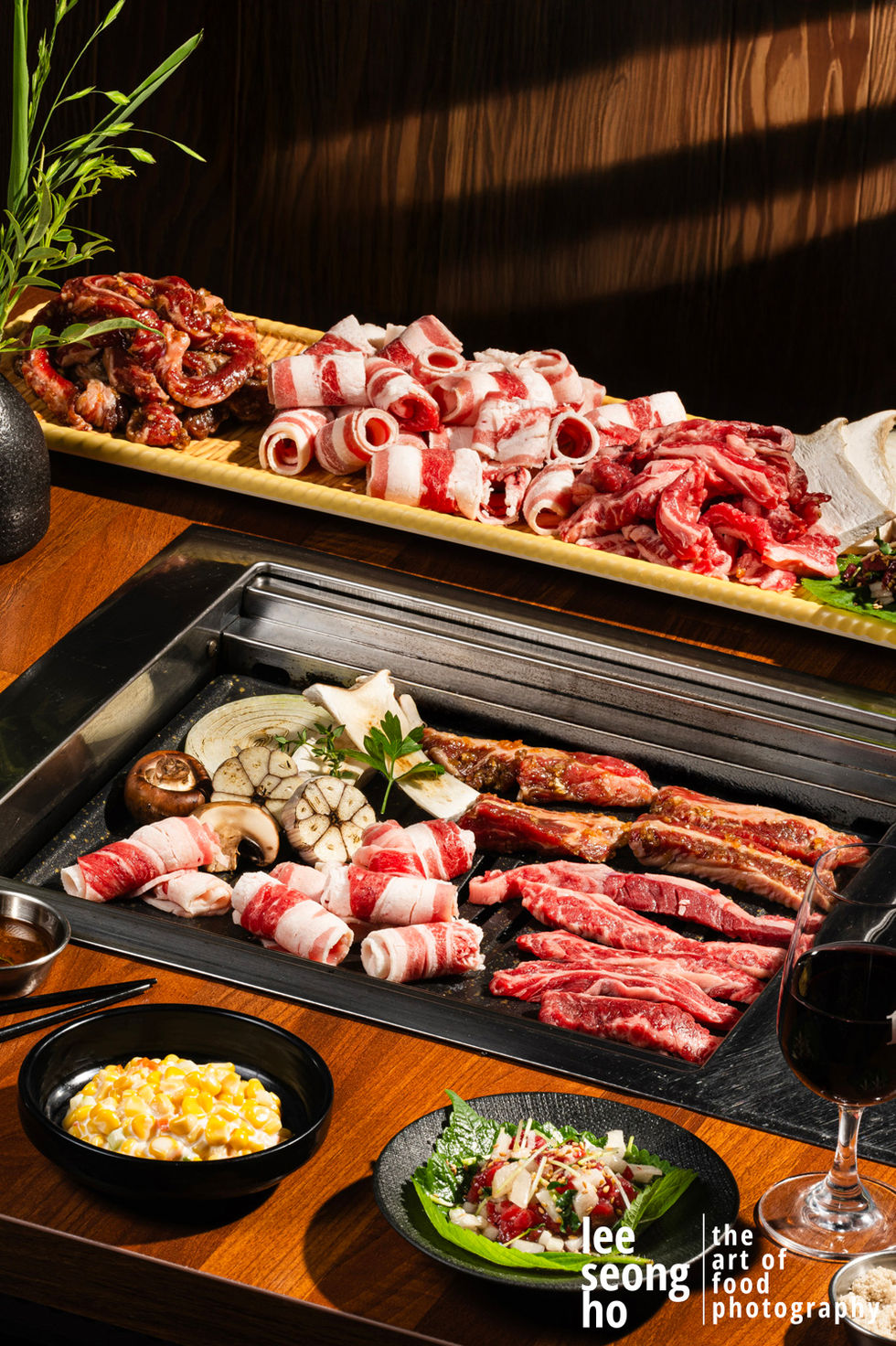 음식사진촬영 포트폴리오 – 직화로 익어가는 삼겹살