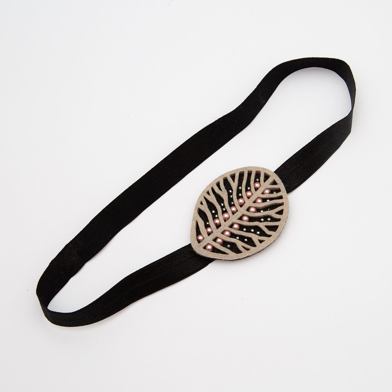 Okrasni trak | črno-bež
