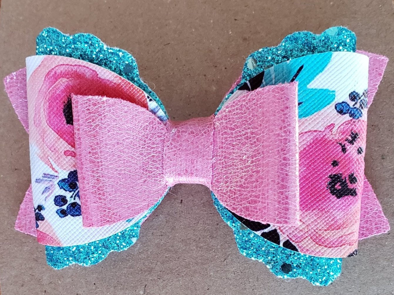 3 Part Overlay Hair Bow
