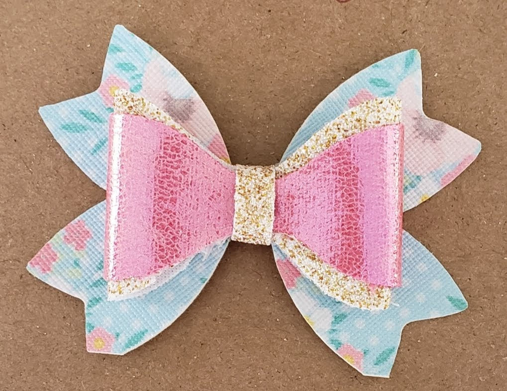 Twin Overlay Hair Bow
