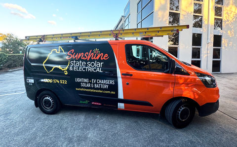Sunshine State Solar Van Wrap Signage