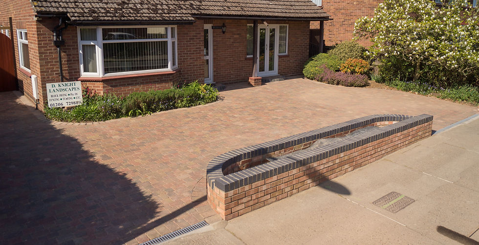 Block Paved Driveway by Landscaping Company in Colchester Essex, D Knight Landscapes