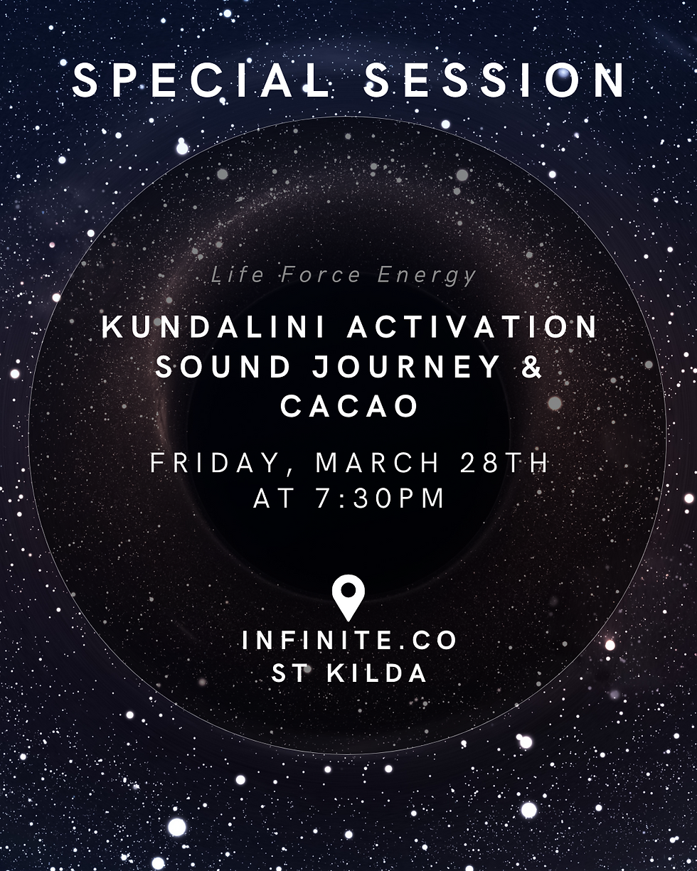 Kundalini Activation Sound Journey & Cacao