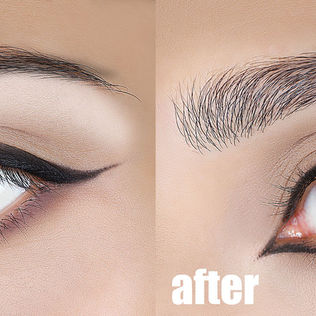 Microblading enhances or reshap your brows.